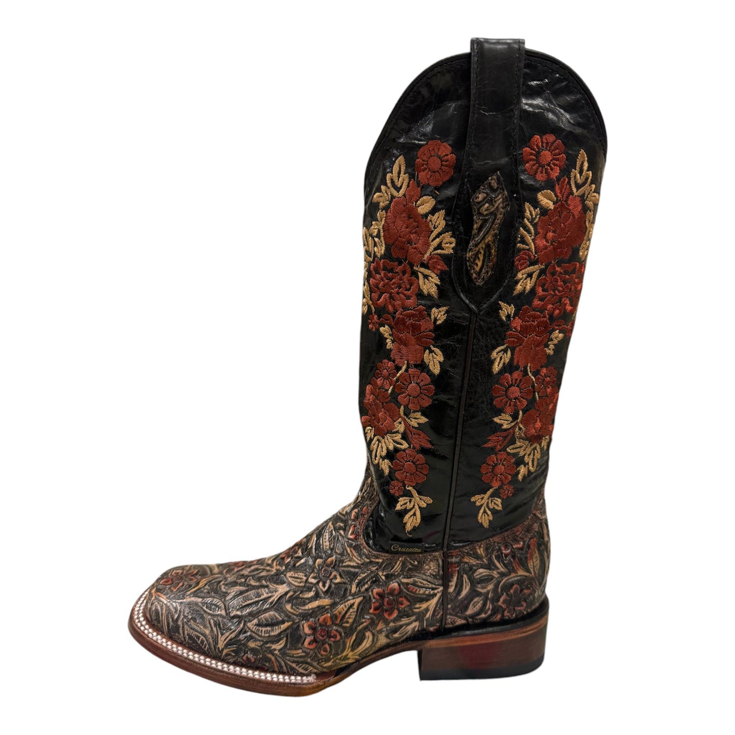 Bota vaquera de mujer estilo flor olivia