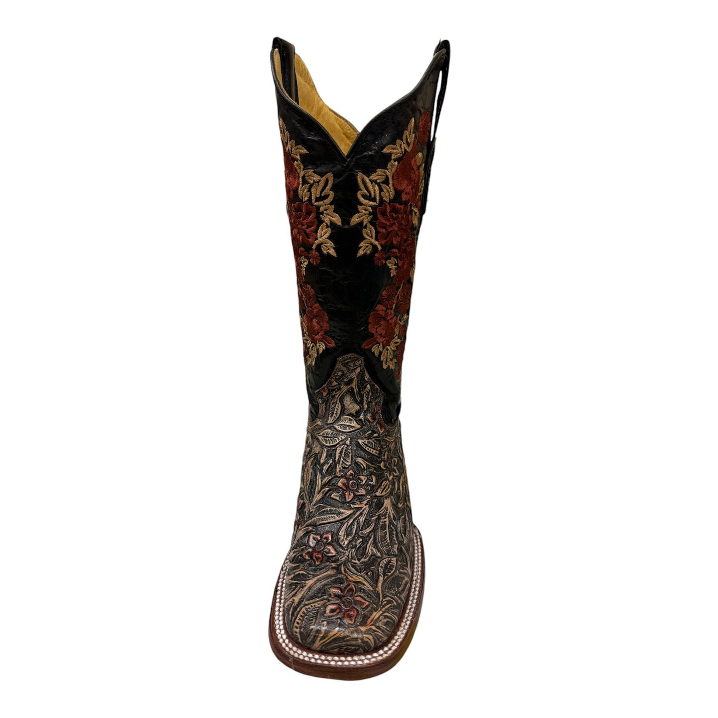 Bota vaquera de mujer estilo flor olivia