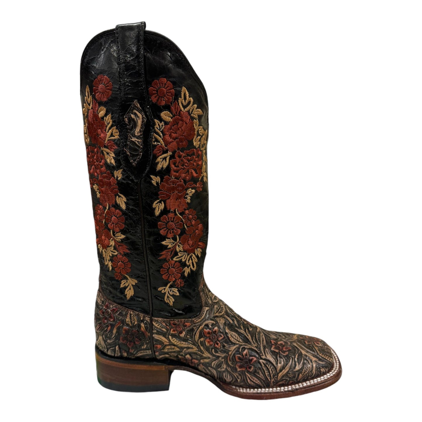 Bota vaquera de mujer estilo flor olivia