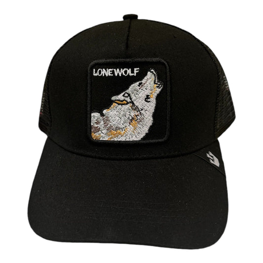 Gorra de lobo grabada